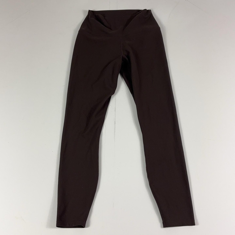 Varley Leggings Womens Small Brown High Rise Ankle Yoga Gym Pants Stretch